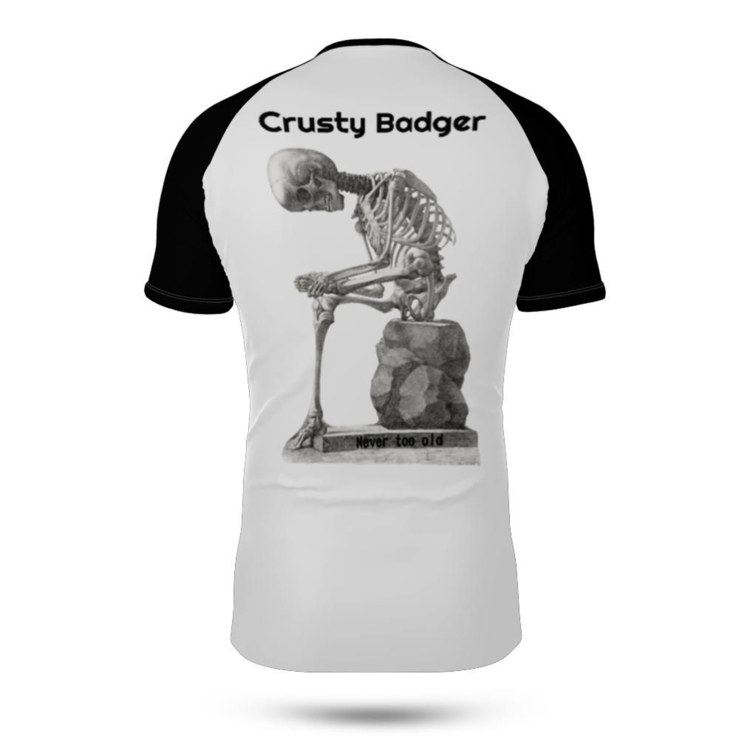 Masters Jiu Jitsu Never Too Old Short Sleeve Rash Guard