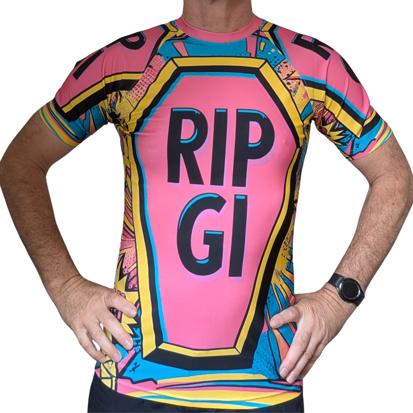 RIP Gi BJJ Rash Guard Personalized
