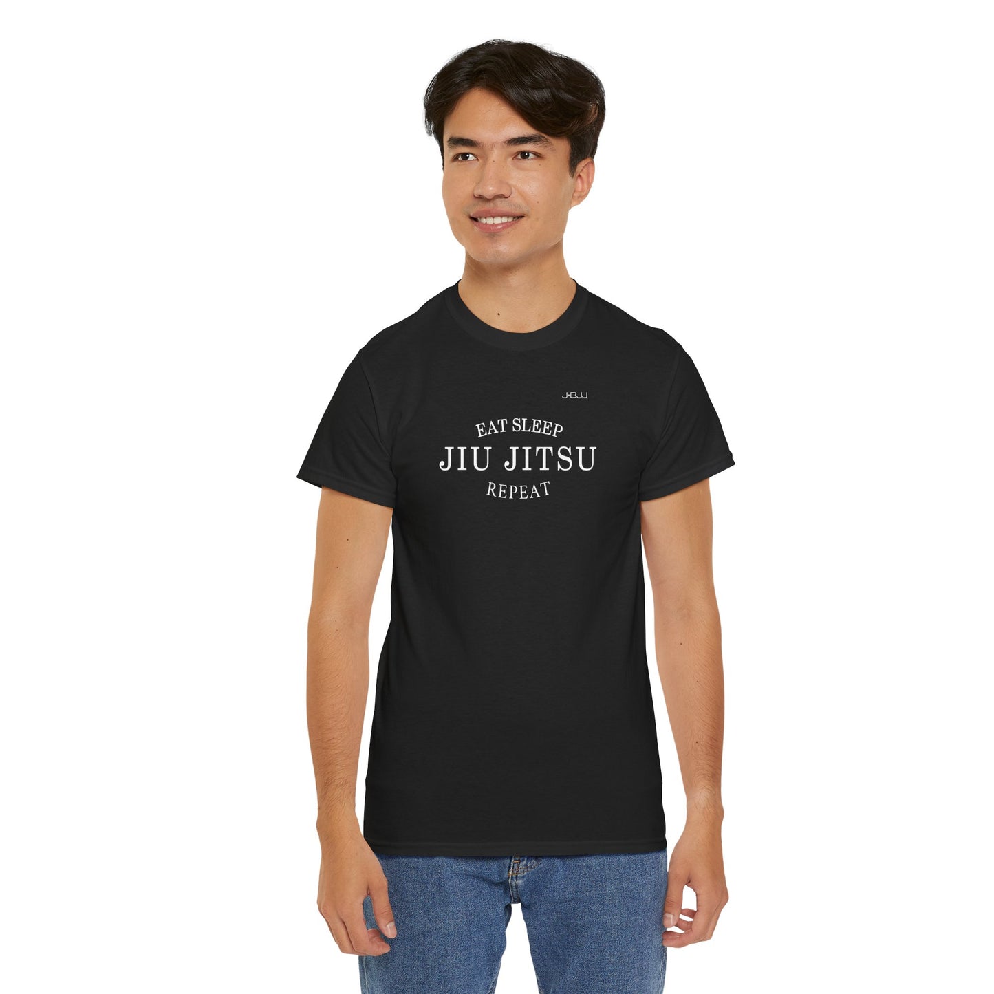 Eat Sleep Jiu Jitsu Repeat Black T-shirt