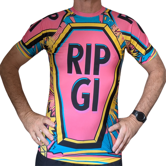 RIP Gi BJJ Rash Guard Personalized